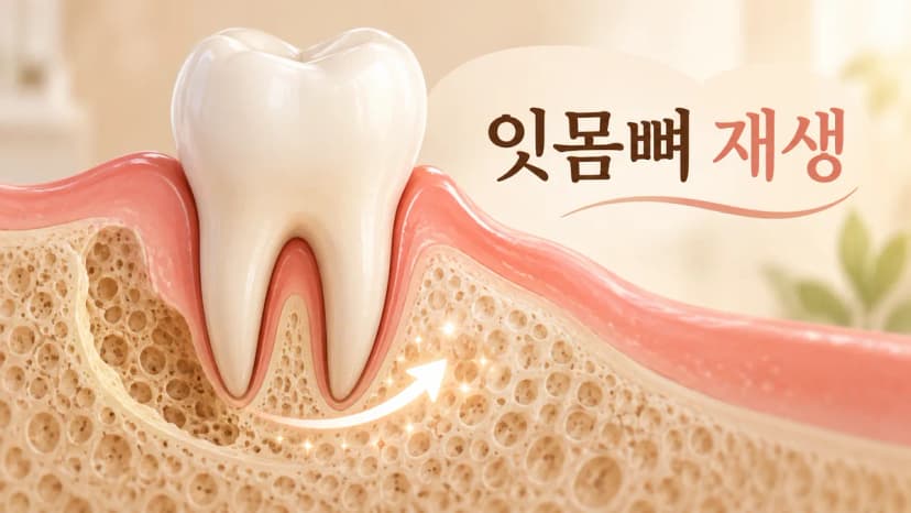 치주치료를 하면 녹은 잇몸뼈가 다시 자랄까요? 대표 이미지